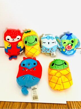 Cats Vs Pickles Plush Lot(6) 2 No Rear Tag Read Cepia